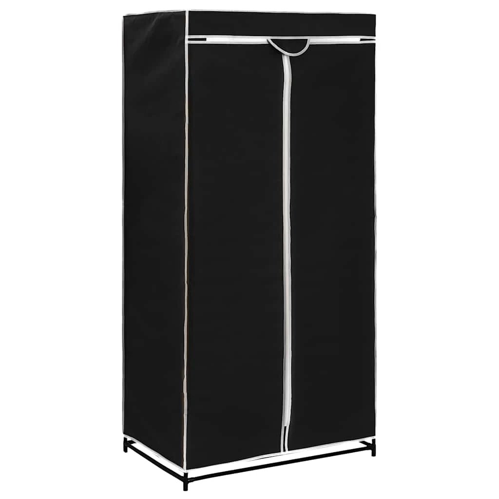 vidaXL vidaXL Wardrobes 2 pcs Black 75x50x160 cm - Wardrobe