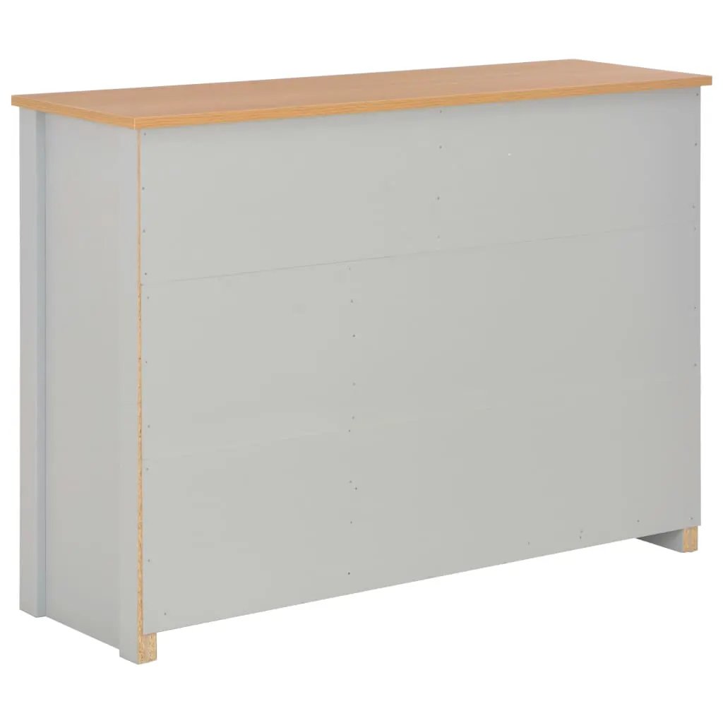 vidaXL vidaXL Sideboard Grey 112x35x81 cm - Sideboard