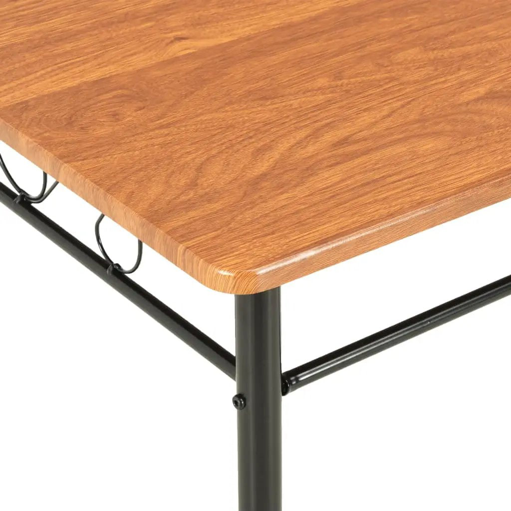 vidaXL vidaXL Dining Table Brown 120x70x75 cm MDF - Dining Table
