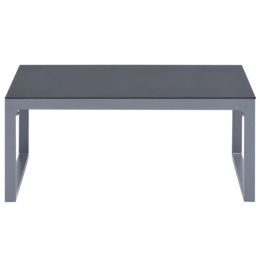 VidaXL Coffee Table 90x50x40 PowderCoated Patio by vidaXL