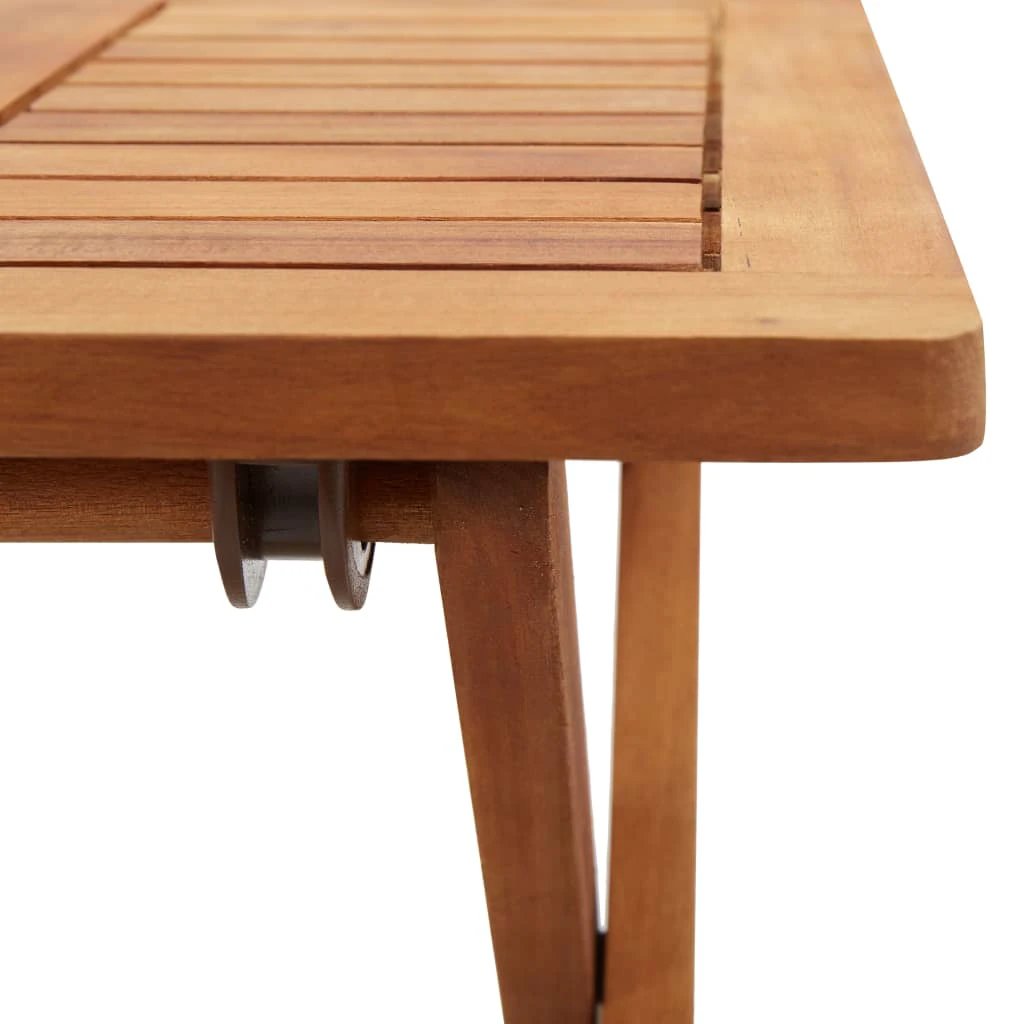 VidaXL Folding Table 40x40 Acacia Wood by vidaXL