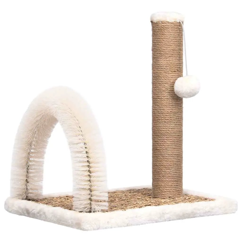 vidaXL vidaXL Cat Tree with Arch Grooming Brush and Scratch Post - Cat Tree