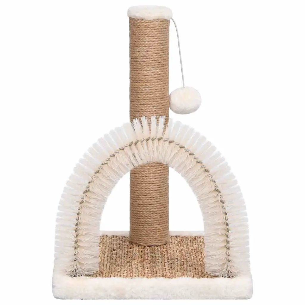 vidaXL vidaXL Cat Tree with Arch Grooming Brush and Scratch Post - Cat Tree