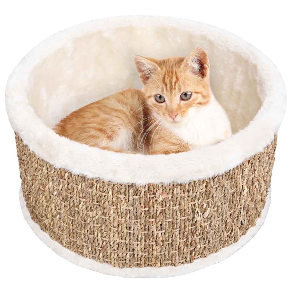 vidaXL vidaXL Round Cat Basket 36 cm Seagrass - Cat Beds