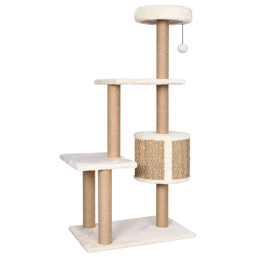 vidaXL vidaXL Cat Tree with Scratching Post 123cm Seagrass - Cat Tree