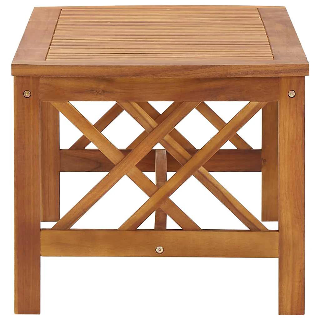 VidaXL Coffee Table 102x50x43 cm Solid Acacia Wood Oil Finish Durable Living Room Centerpiece by vidaXL