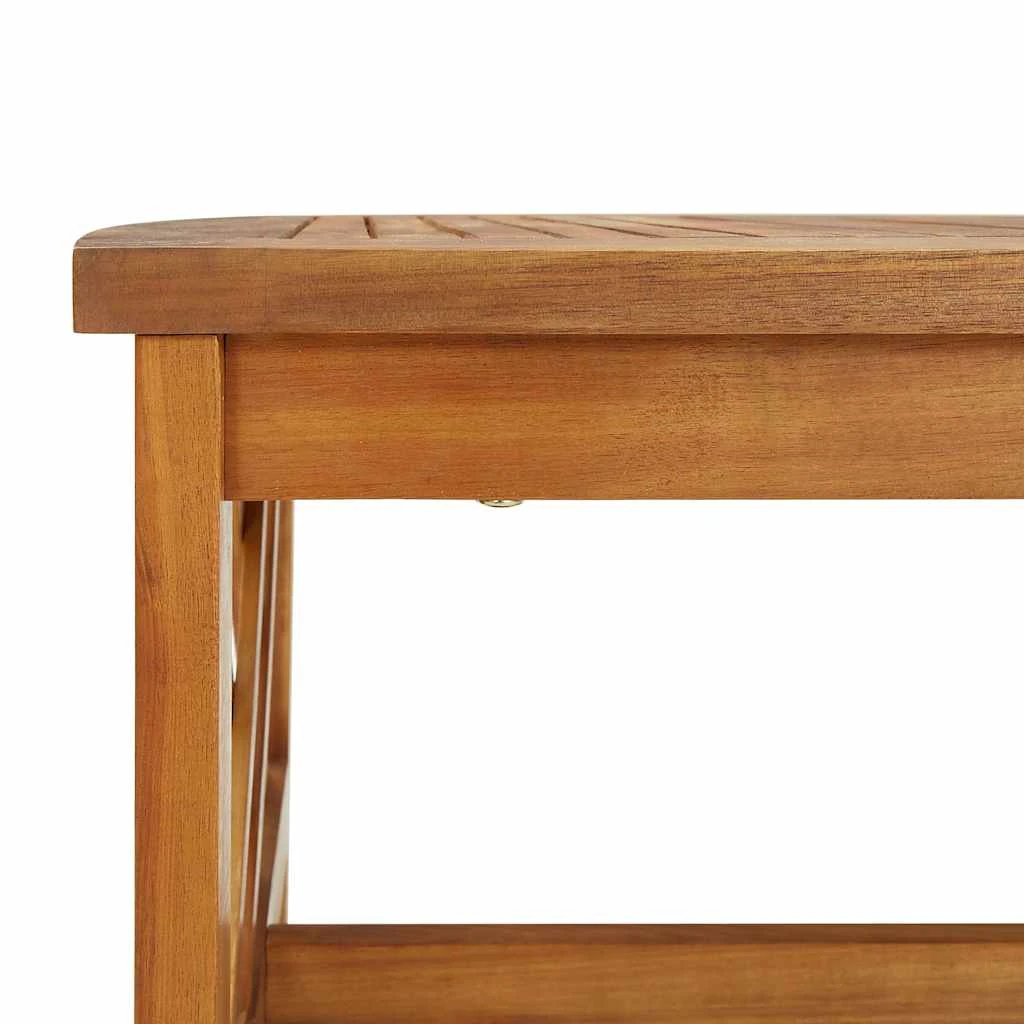 VidaXL Coffee Table 102x50x43 cm Solid Acacia Wood Oil Finish Durable Living Room Centerpiece by vidaXL