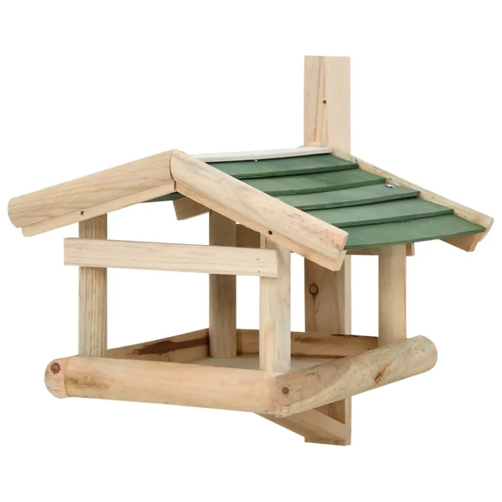 vidaXL vidaXL Bird Feeder Solid Wood 35x29.5x21 cm - Bird Feeder