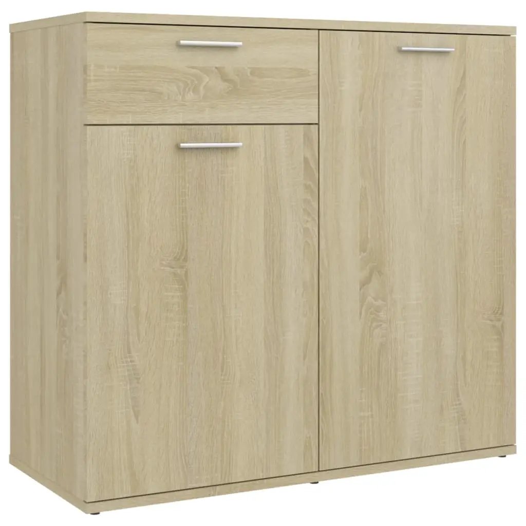 vidaXL vidaXL Sideboard Sonoma Oak 80x36x75 cm Engineered Wood - Sideboard