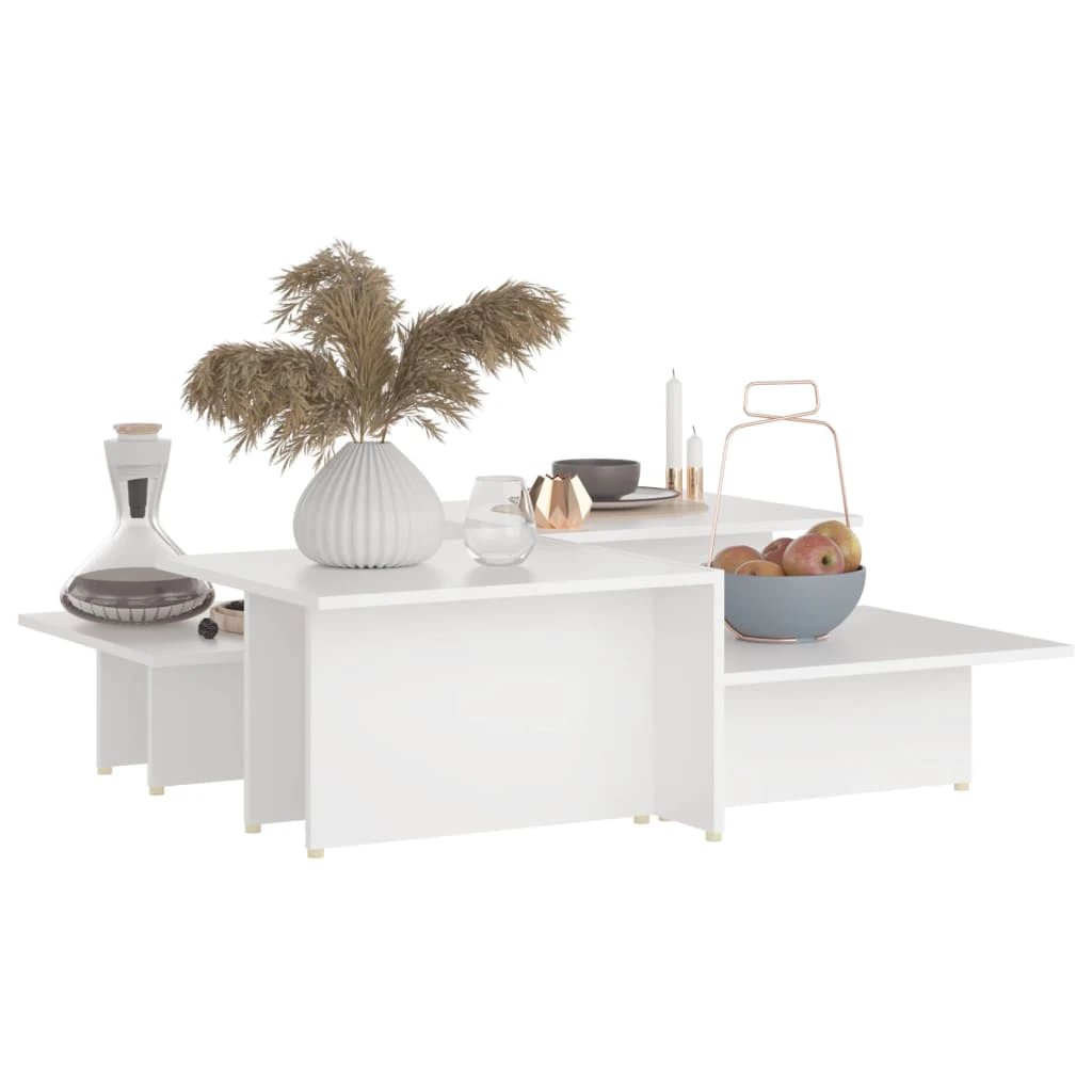 vidaXL vidaXL Coffee Tables 111.5x50x33 cm White Lounge - Coffee Table
