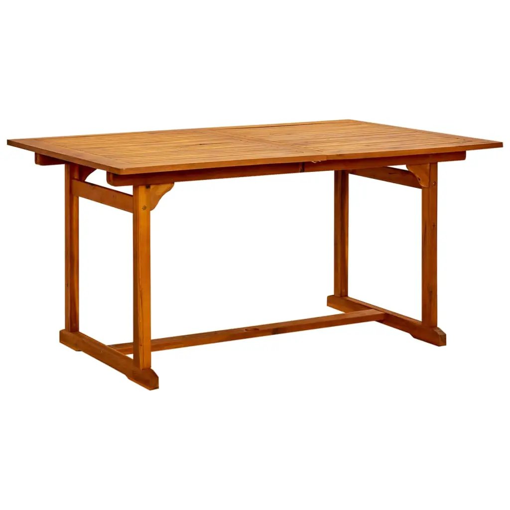 vidaXL vidaXL Garden Dining Table (150-200)x100x75 cm Solid Acacia Wood - Garden Table
