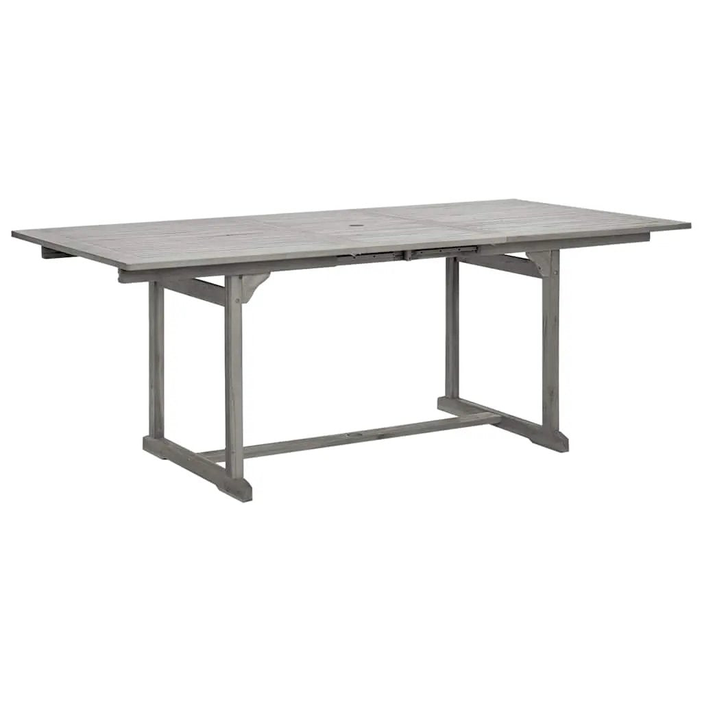 vidaXL vidaXL Garden Dining Table (150-200)x100x75 cm Solid Acacia Wood - Garden Table