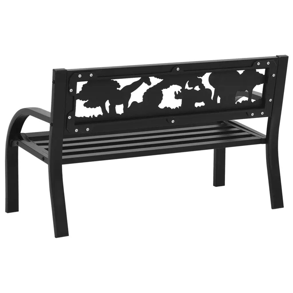 vidaXL vidaXL Children Garden Bench 86 cm Steel - Garden Chairs