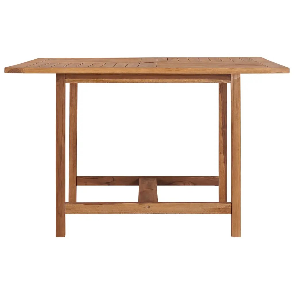 vidaXL vidaXL Garden Dining Table 110x110x75 cm Solid Wood Teak - Dining Table