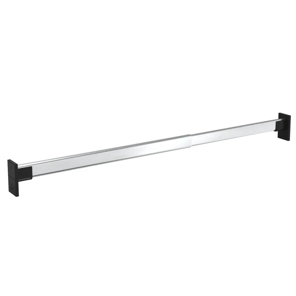 vidaXL Extendable Wardrobe Rails for Closet Organization vidaXL Aluminium Frame 58-100 cm 2 Piece Set - Wardrobe