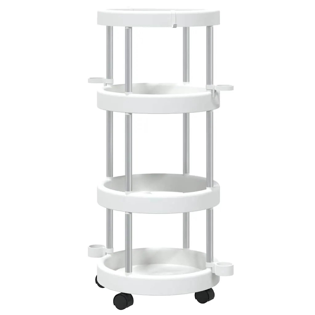 vidaXL Cleaning Trolley with Storage Basket Aluminium - from vidaXL