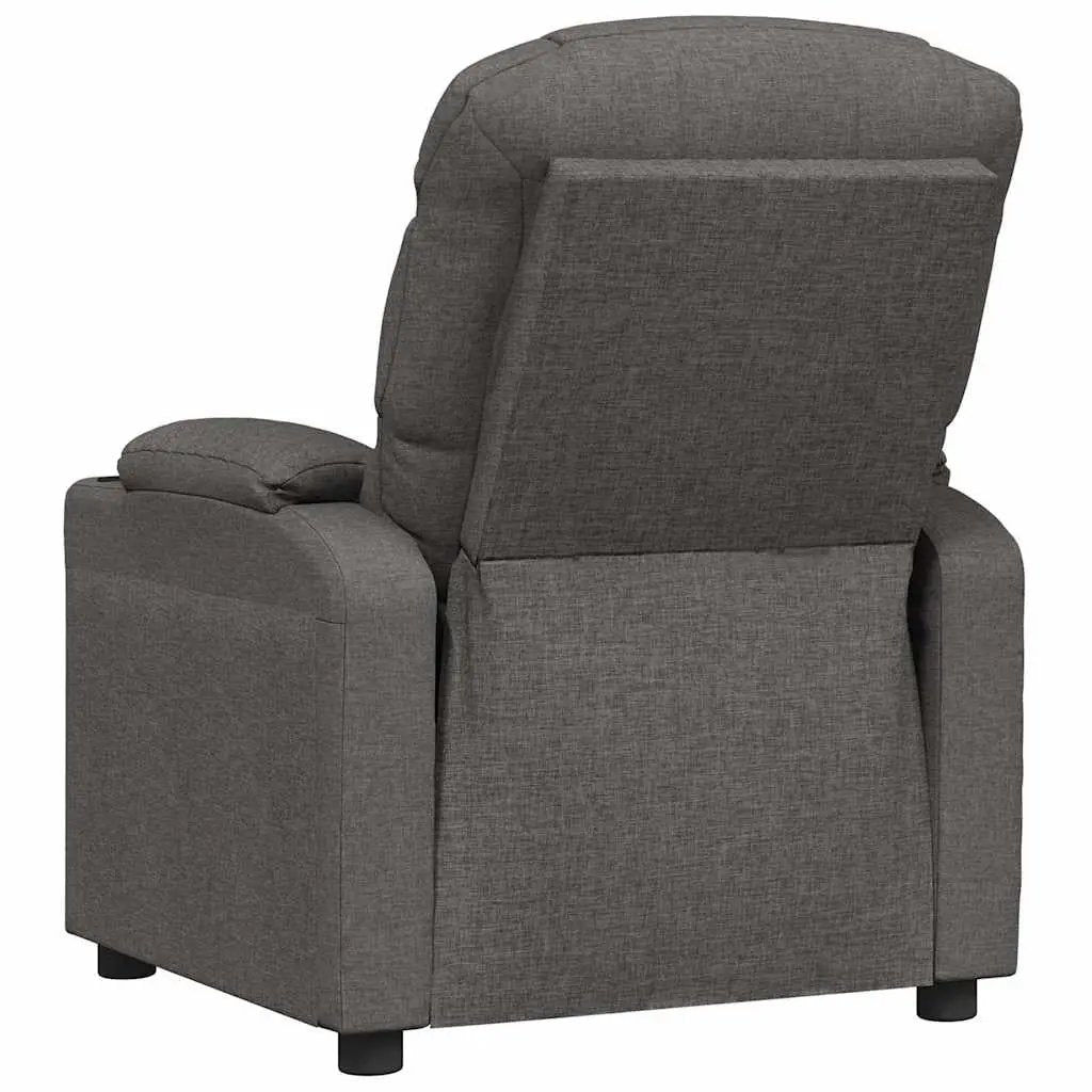 vidaXL Recliner Chair Dark Grey Fabric - from vidaXL