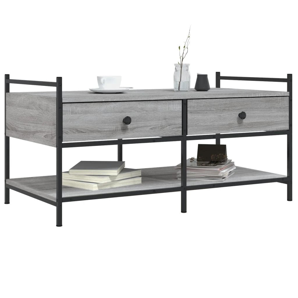 VidaXL Coffee Table 99x50x50 Engineered Wood Home by vidaXL