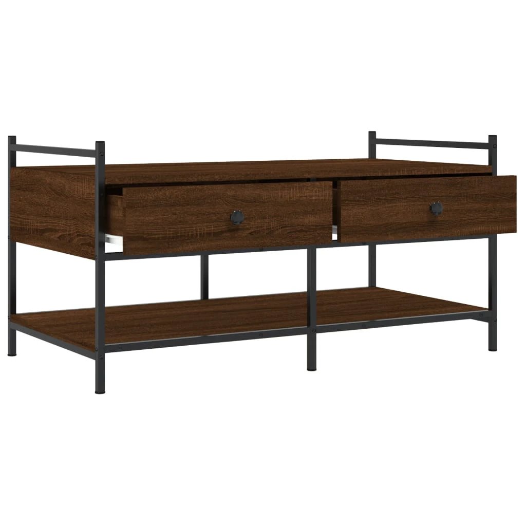 vidaXL Coffee Table 99x50x50 cm Moisture-Resistant Engineered Wood For Living Room by vidaXL