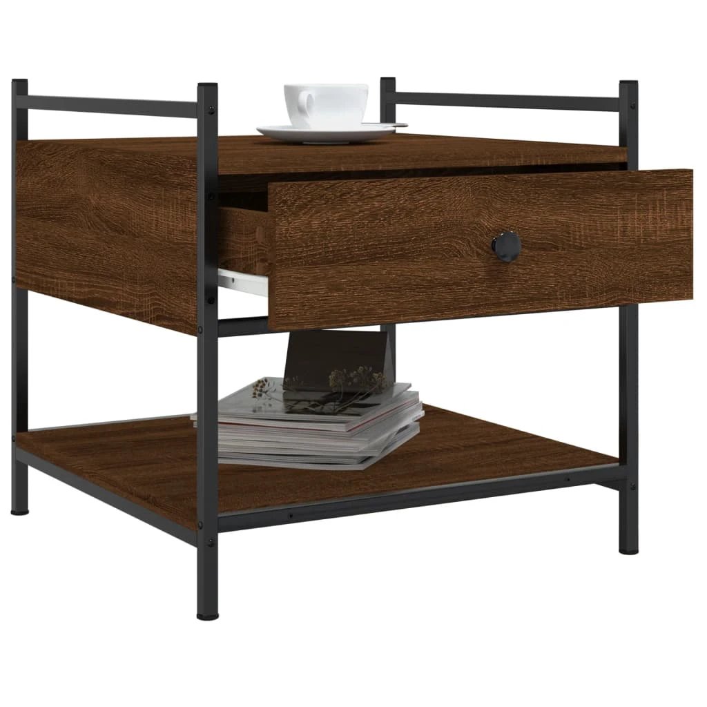 vidaXL vidaXL CoffeeTable 50x50x50 Eng Wood LivingRoom - Coffee Table