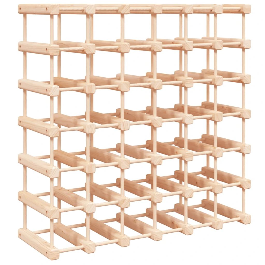 vidaXL vidaXL Wine Rack for 42 Bottles 68.5x23x68.5 cm Solid Wood Pine - Wine Rack