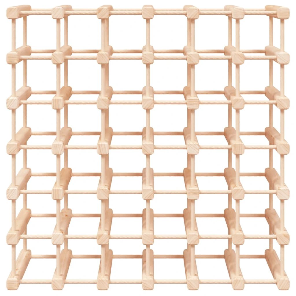 vidaXL vidaXL Wine Rack for 42 Bottles 68.5x23x68.5 cm Solid Wood Pine - Wine Rack