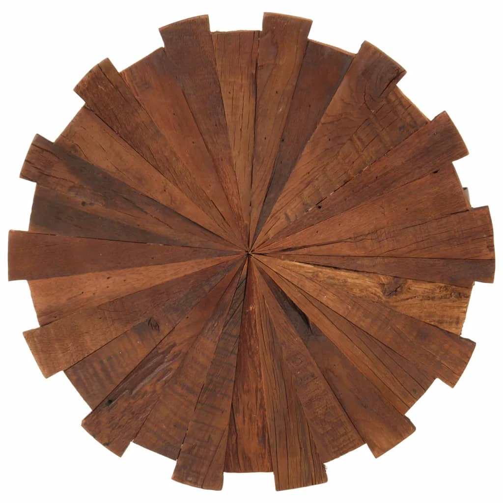 vidaXL Coffee Tables Set Reclaimed Wood Iron Home by vidaXL