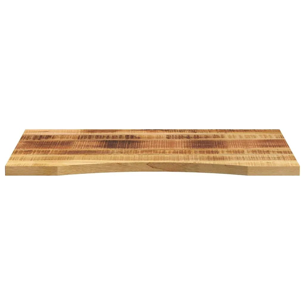 vidaXL vidaXL Desk Top with Curve 80x60x2.5 cm Solid Wood Rough Mango - Desk