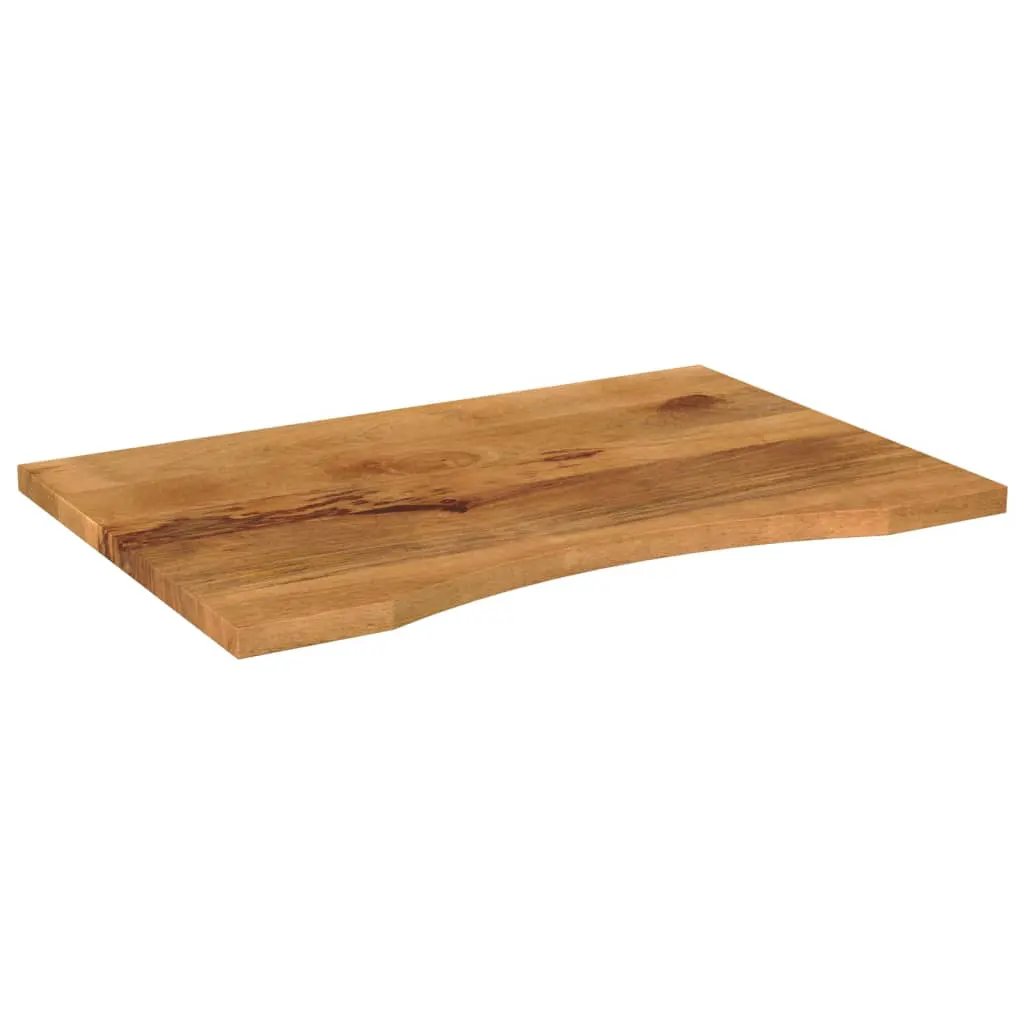 vidaXL vidaXL Desk Top with Curve 100x60x2.5 cm Solid Wood Rough Mango - Desk