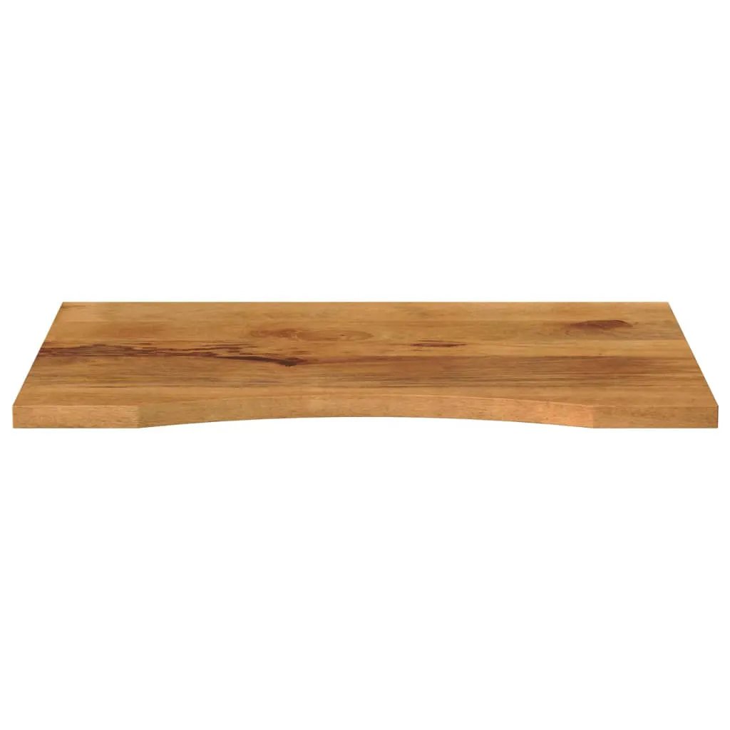 vidaXL vidaXL Desk Top with Curve 100x60x2.5 cm Solid Wood Rough Mango - Desk