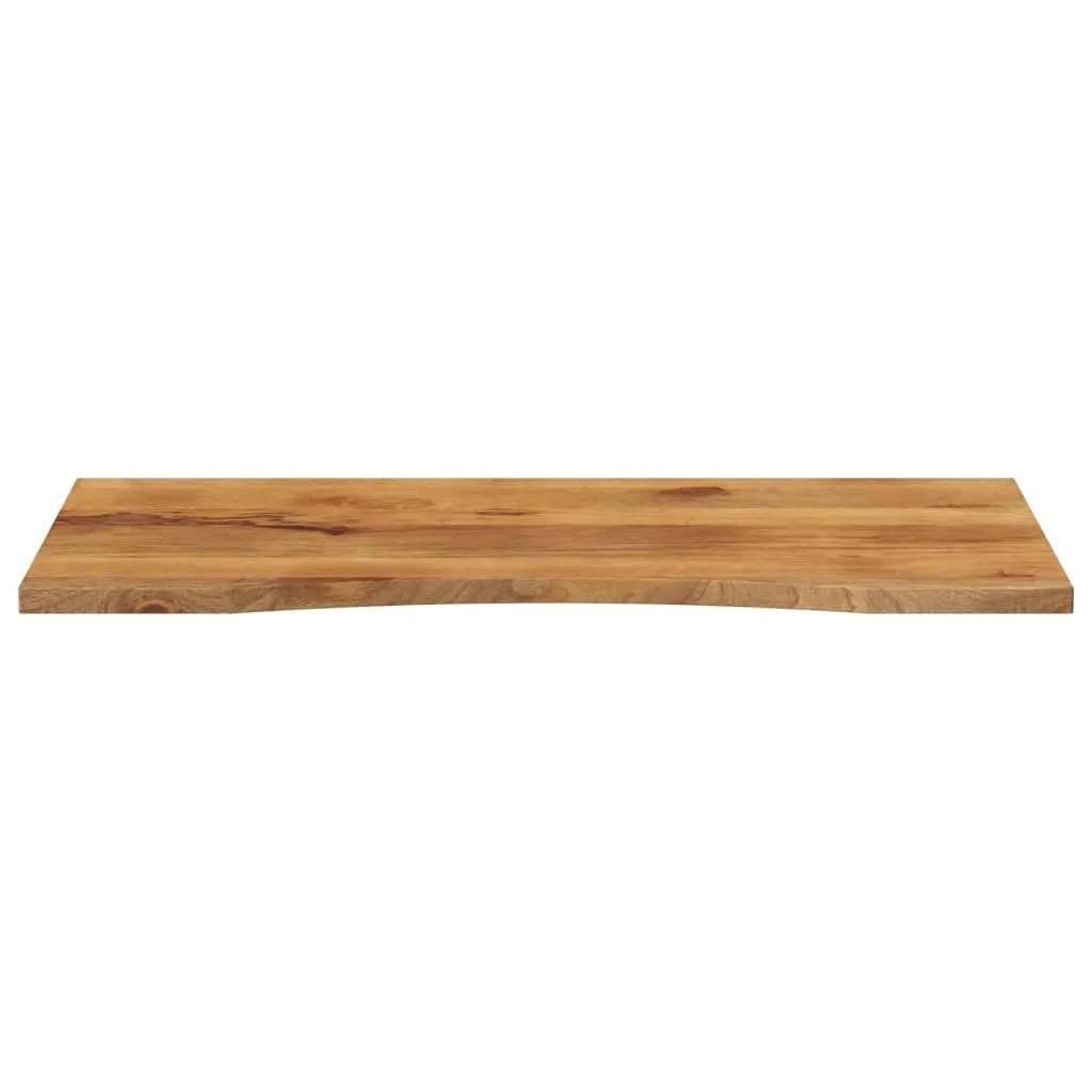 vidaXL vidaXL Desk Top with Curve 110x60x2.5 cm Solid Wood Rough Mango - Desk