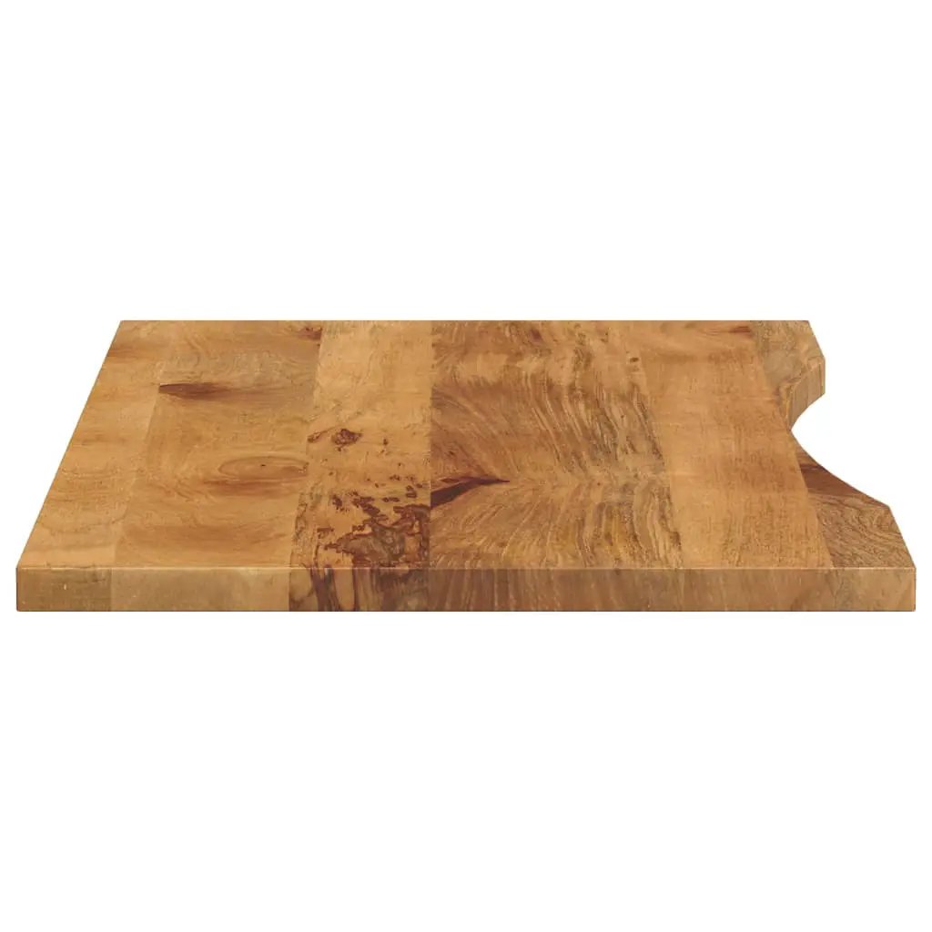 vidaXL vidaXL Desk Top with Curve 120x60x2.5 cm Solid Wood Rough Mango - Desk