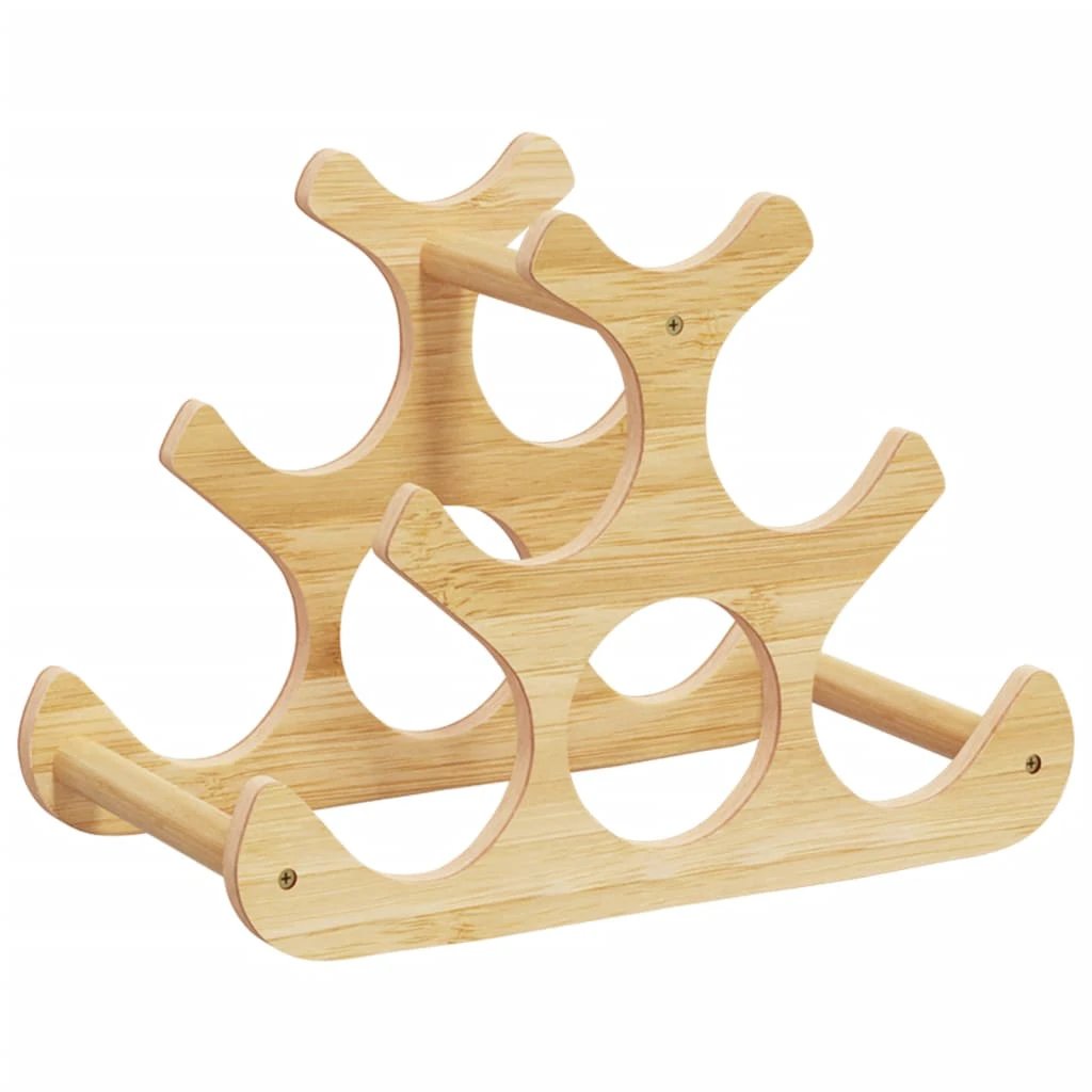vidaXL vidaXL Wine Rack for 6 Bottles 35x18x25.5 cm Bamboo - Wine Rack