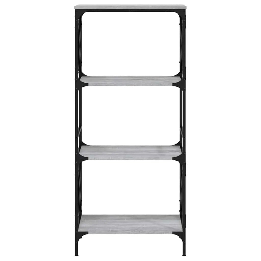 vidaXL vidaXL Bookcase 4-Tier Grey Sonoma 59x35x132 cm Engineered Wood - Bookcase