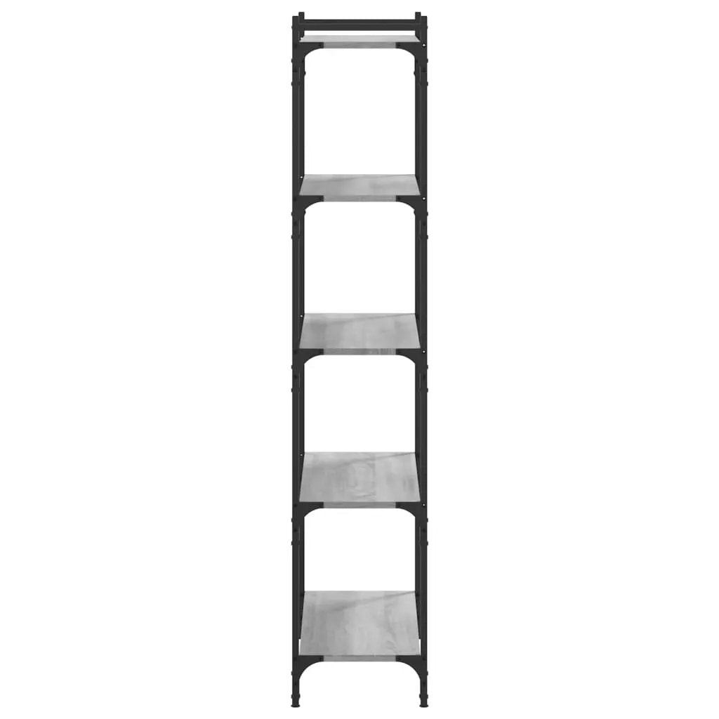 vidaXL vidaXL Bookcase 5-Tier Grey Sonoma 80x30x154 cm Engineered Wood - Bookcase
