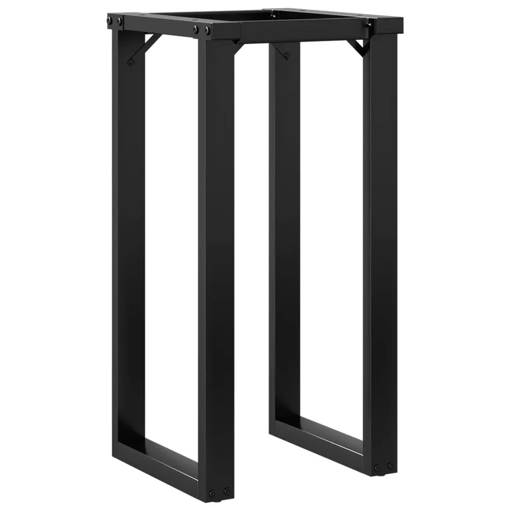vidaXL vidaXL Dining Table Legs O-Frame 40x40x73 cm Steel - Dining Table