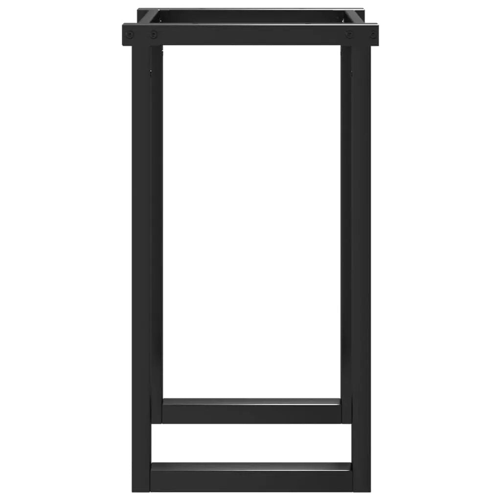vidaXL vidaXL Dining Table Legs O-Frame 60x40x73 cm Steel - Dining Table