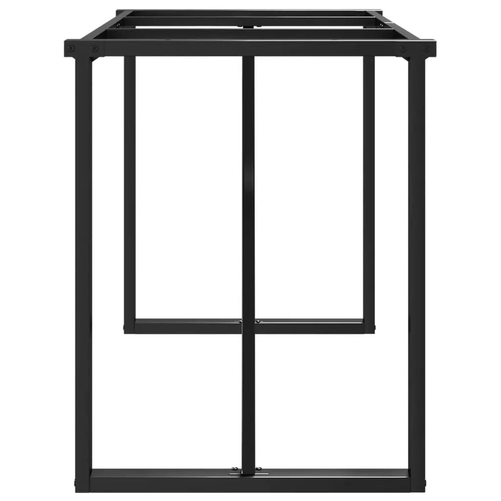 vidaXL vidaXL Dining Table Legs O-Frame 120x60x73 cm Steel - Dining Table