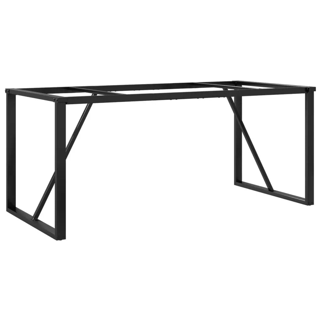 vidaXL vidaXL Dining Table Legs O-Frame 160x80x73 cm Steel - Dining Table