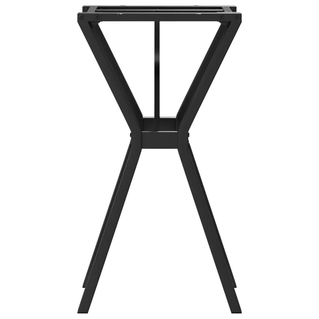 vidaXL vidaXL Dining Table Legs Y-Frame 40x40x73 cm Steel - Dining Table