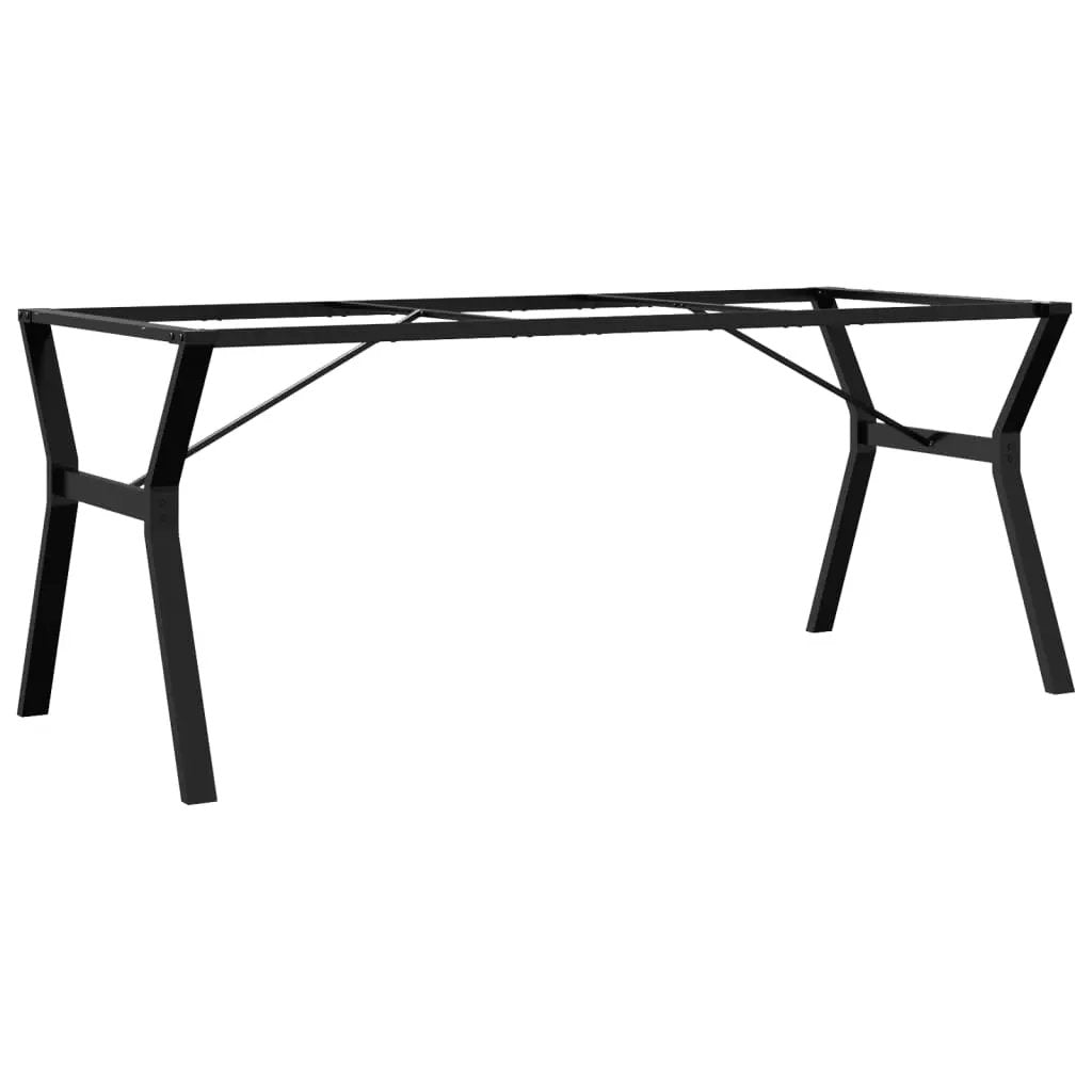 vidaXL vidaXL Dining Table Legs Y-Frame 180x80x73 cm Steel - Dining Table