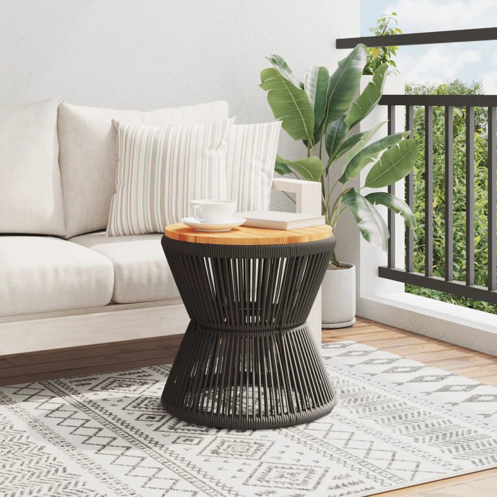 vidaXL VidaXL Coffee Table 45x44cm Acacia Wood Home - Coffee Table