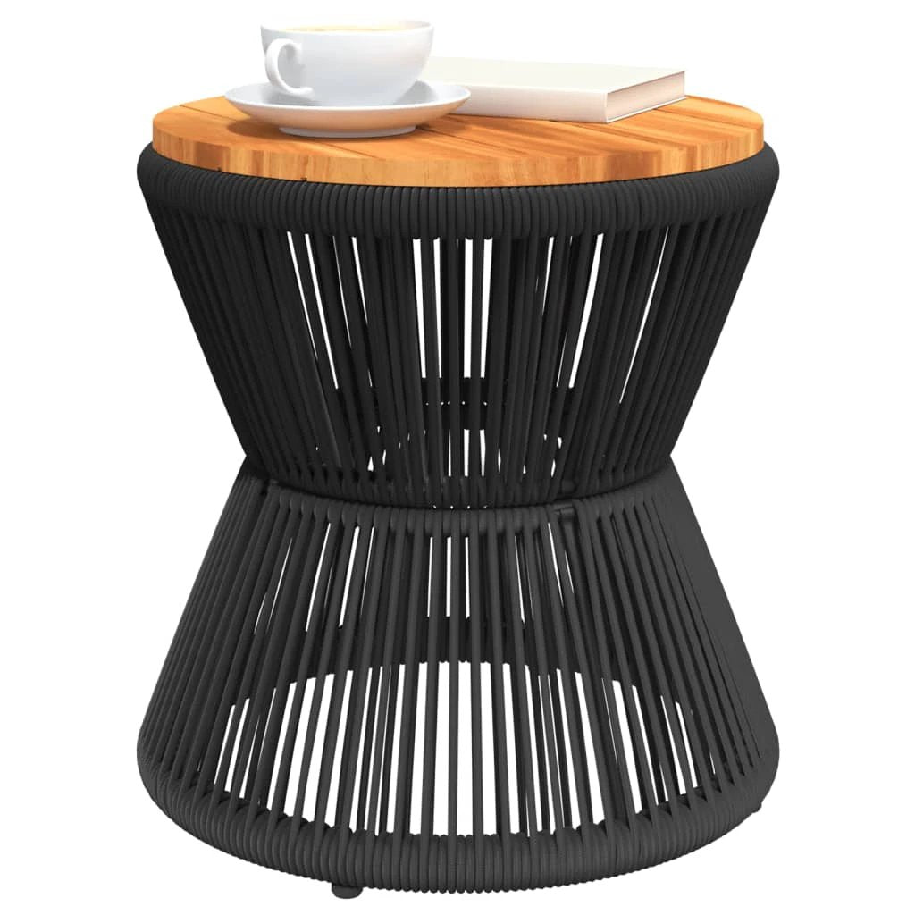 vidaXL VidaXL Coffee Table 45x44cm Acacia Wood Home - Coffee Table