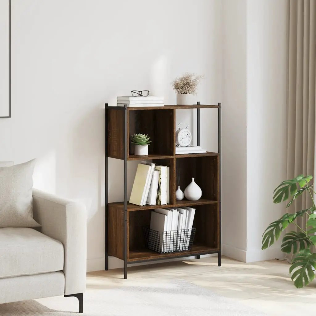vidaXL vidaXL Bookcase Brown Oak 72x28x109 cm Engineered Wood - Bookcase