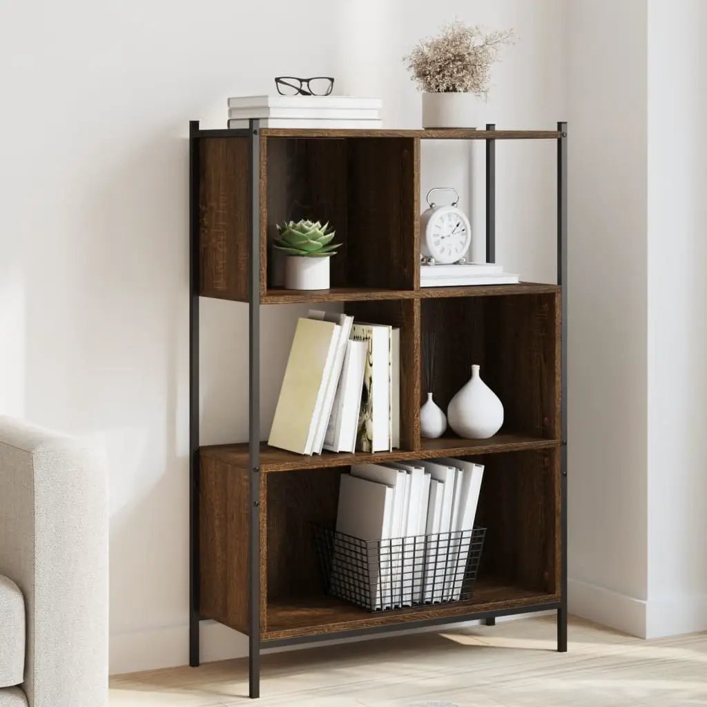 vidaXL vidaXL Bookcase Brown Oak 72x28x109 cm Engineered Wood - Bookcase