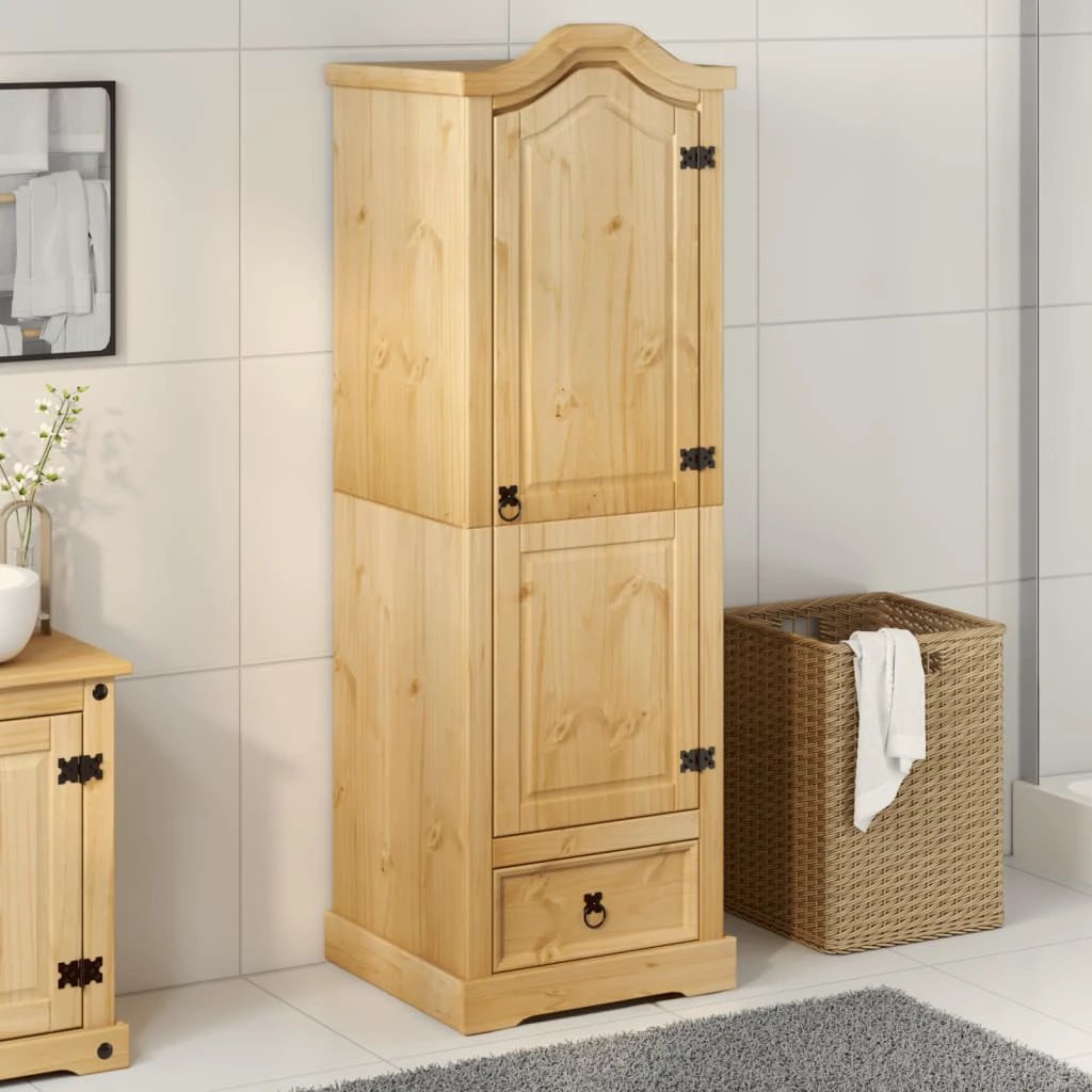 vidaXL vidaXL Wardrobe Corona 55x52x170 cm Solid Wood Pine - Wardrobe
