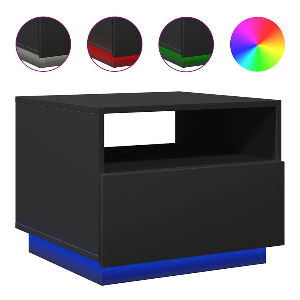 vidaXL vidaXL LED Coffee Table 50x49x40cm Living Room - Coffee Table