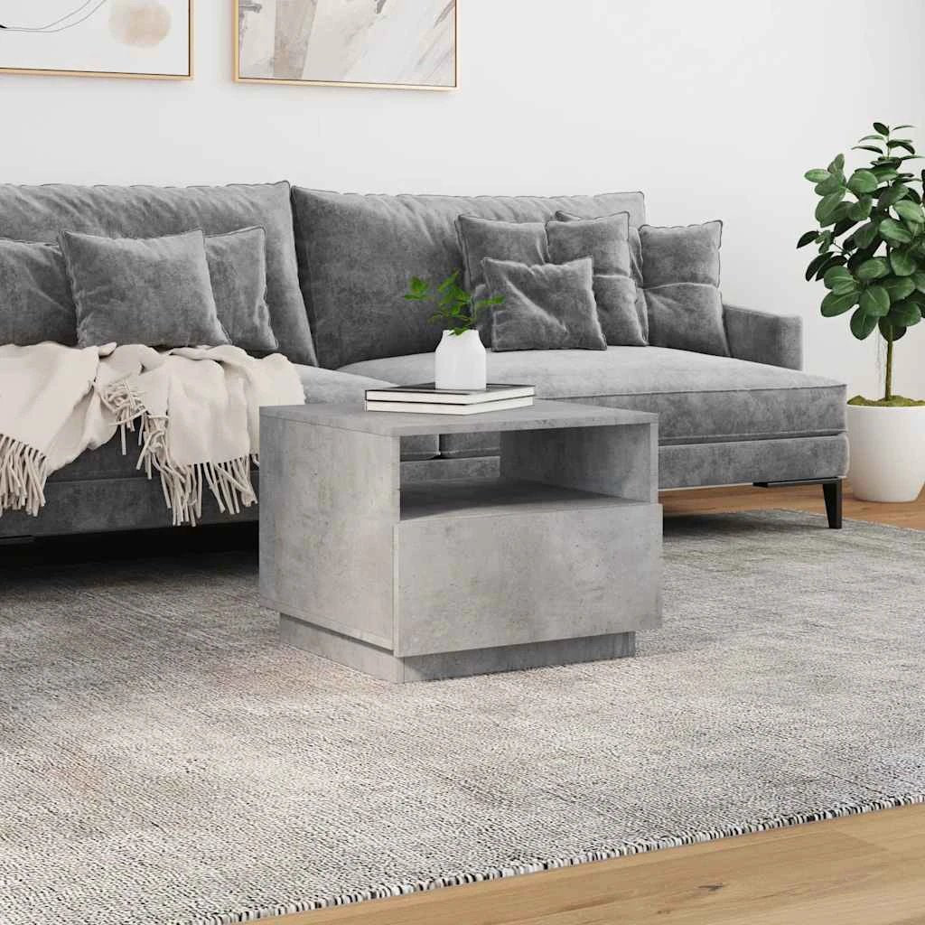 vidaXL vidaXL Coffee Table 50x49x40 LED Lights For Home - Coffee Table