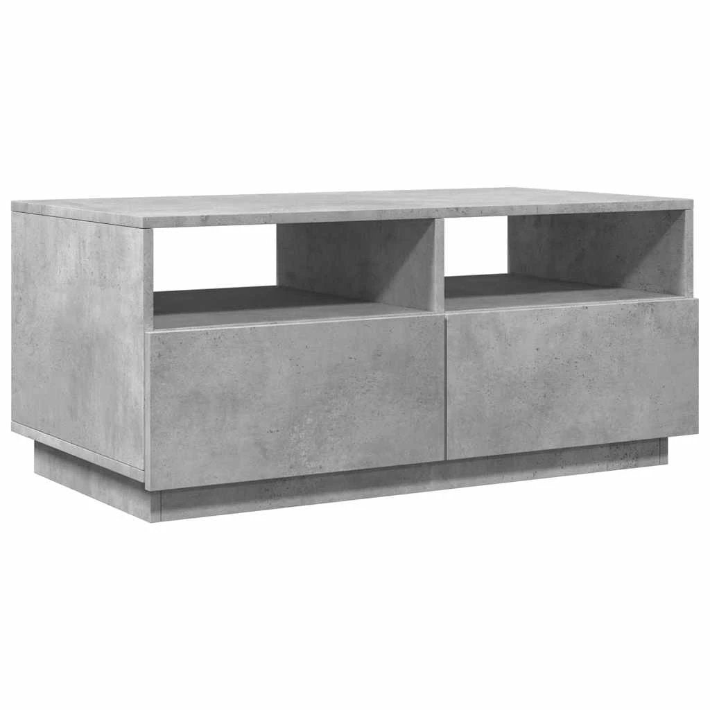 vidaXL vidaXL Coffee Table 90x49x40 cm With LED Lights for Modern Living Room Decor and Ambience - Coffee Table