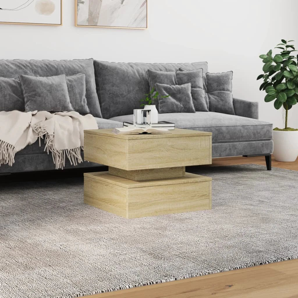 vidaXL vidaXL Coffee Table 50x50x40 LED Living Room - Coffee Table